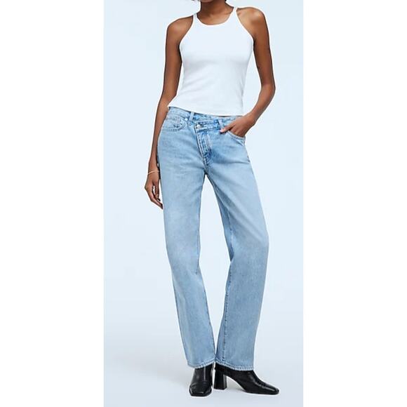 Madewell Low-Slung Straight Jeans Size 29 NWT - Picture 1 of 14